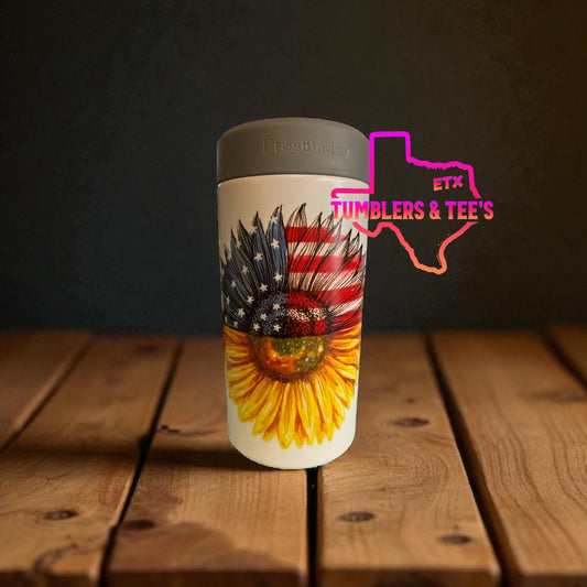 American Flag Sunflower Frost Buddy